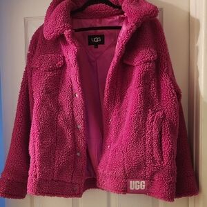 UGG Fuchsia Sherpa Jacket